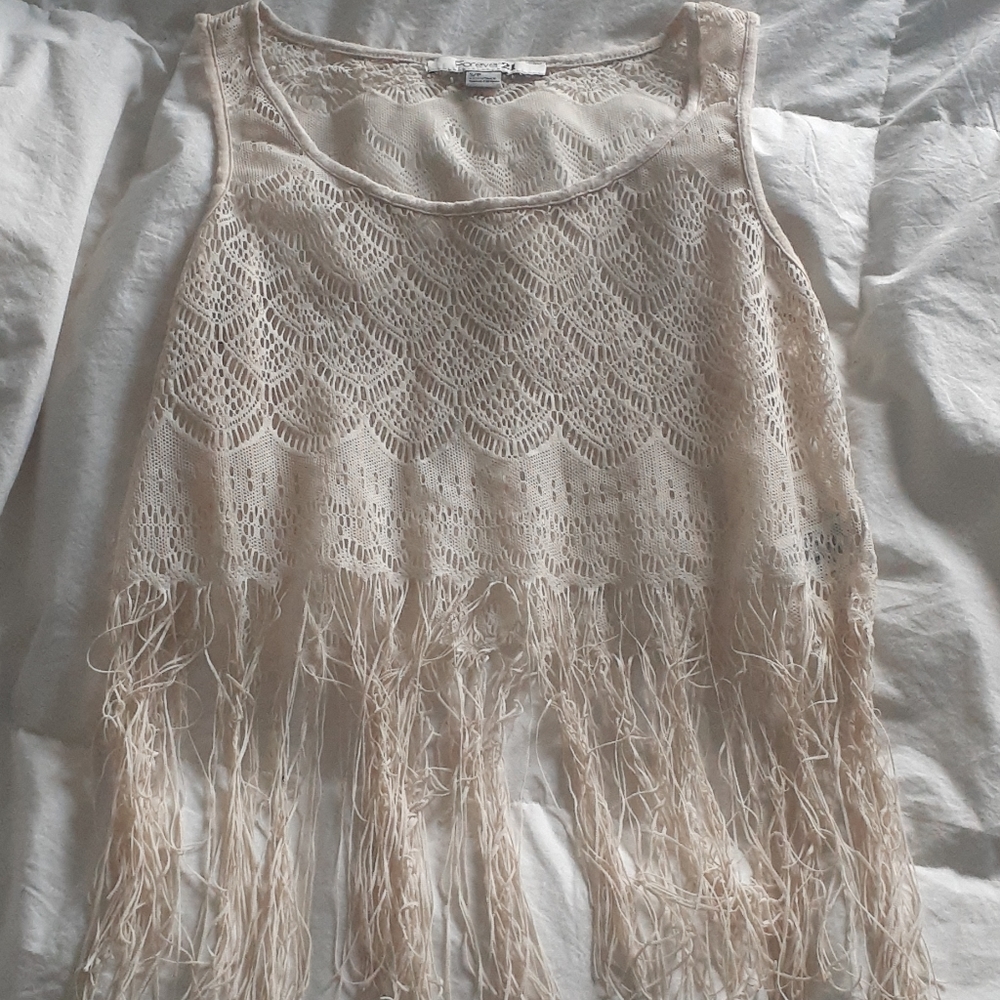 Lace crop top